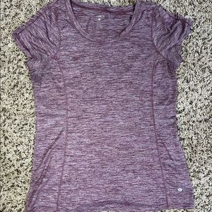 purple layer8 athletic shirt